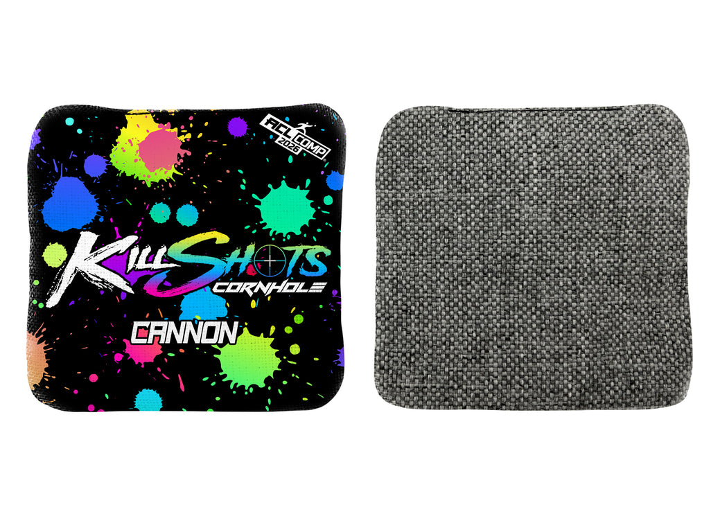 Killshots Cornhole | Cannon Series | 2026 ACL COMP | Cornhole Bags | Stock Designs