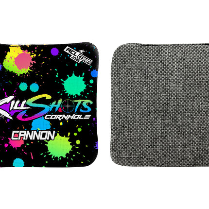 Killshots Cornhole | Limited 'Multi-Color Splatter' Edition Bundle | 2026 ACL Certified Cornhole Bags & Premium Jersey