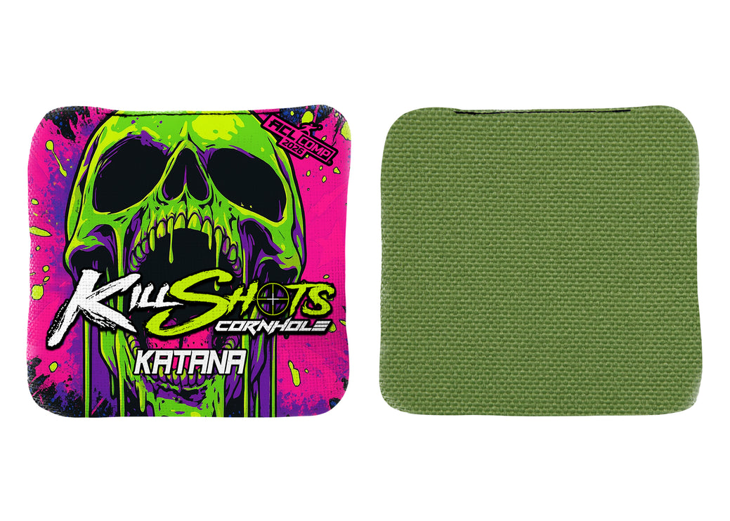 Killshots Cornhole | Katana Series | 2026 ACL COMP | Cornhole Bags | Limited Edition Designs