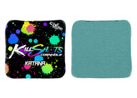 Splatter Multi-Color Black