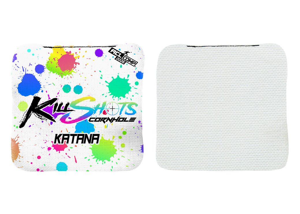 Killshots Cornhole | Katana Series | 2026 ACL COMP | Cornhole Bags | Stock Designs