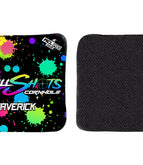 Splatter Multi-Color Black