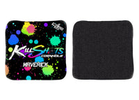 Splatter Multi-Color Black