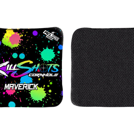 Killshots Cornhole | Limited 'Multi-Color Splatter' Edition Bundle | 2026 ACL Certified Cornhole Bags & Premium Jersey
