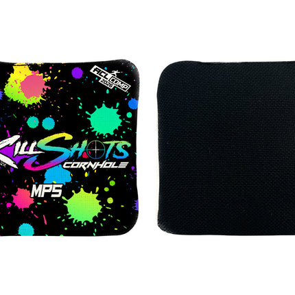 Killshots Cornhole | Limited 'Multi-Color Splatter' Edition Bundle | 2026 ACL Certified Cornhole Bags & Premium Jersey