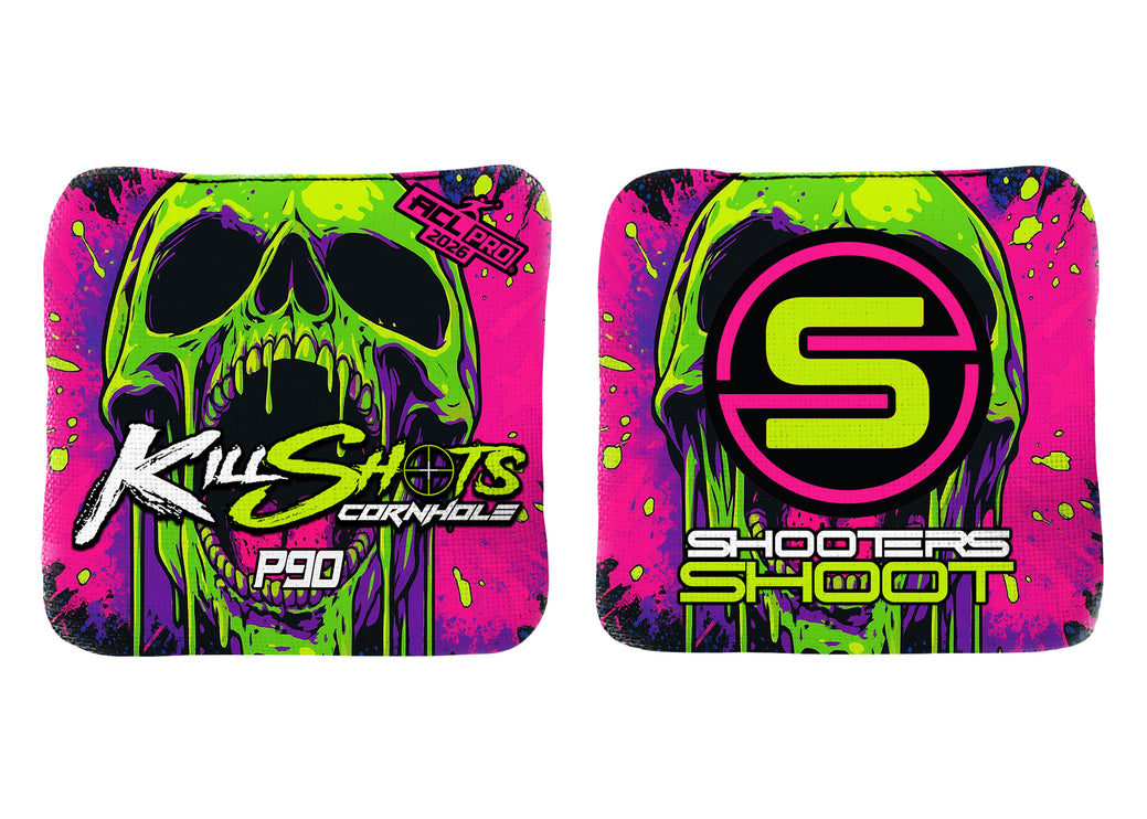 Killshots Cornhole | P90 Series | 2026 ACL PRO | Cornhole Bags | Limited Edition Designs