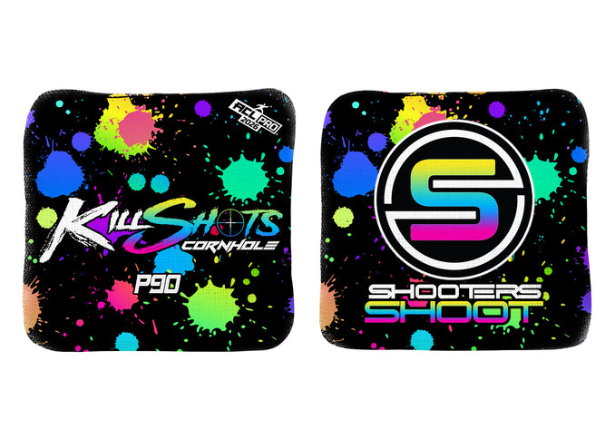 Killshots Cornhole | P90 Series | 2026 ACL PRO | Cornhole Bags | Stock Designs