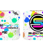 Splatter Multi-Color White
