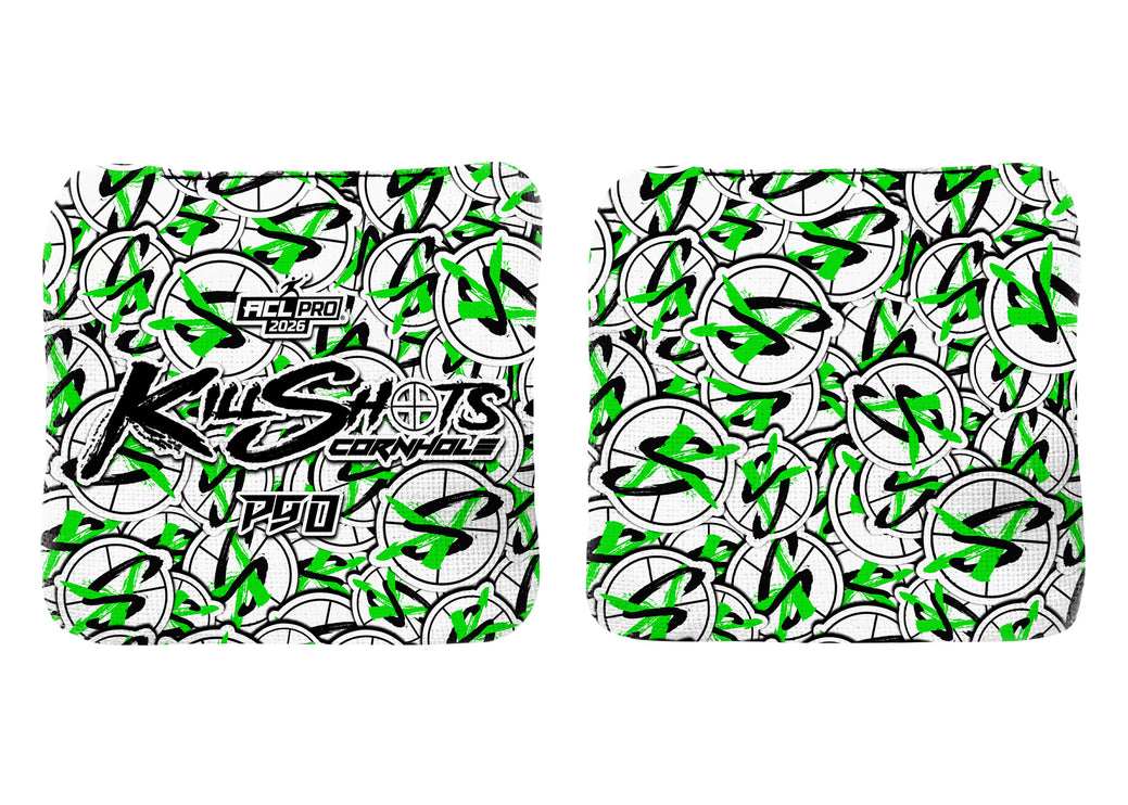 Killshots Cornhole | P90 Series | 2026 ACL PRO | Cornhole Bags | Limited Edition Designs