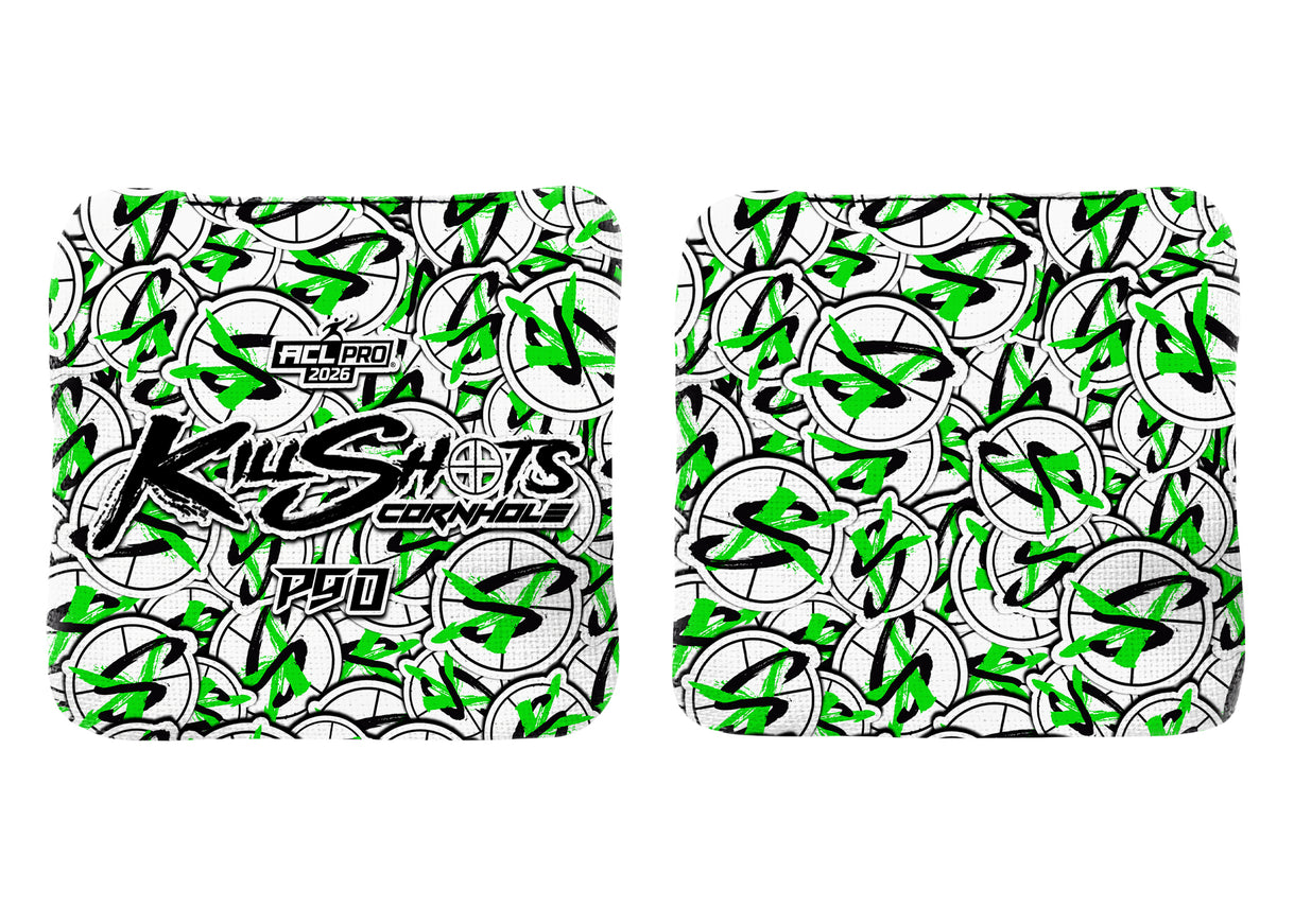Killshots Cornhole | P90 Series | 2026 ACL PRO | Cornhole Bags | Limited Edition Designs