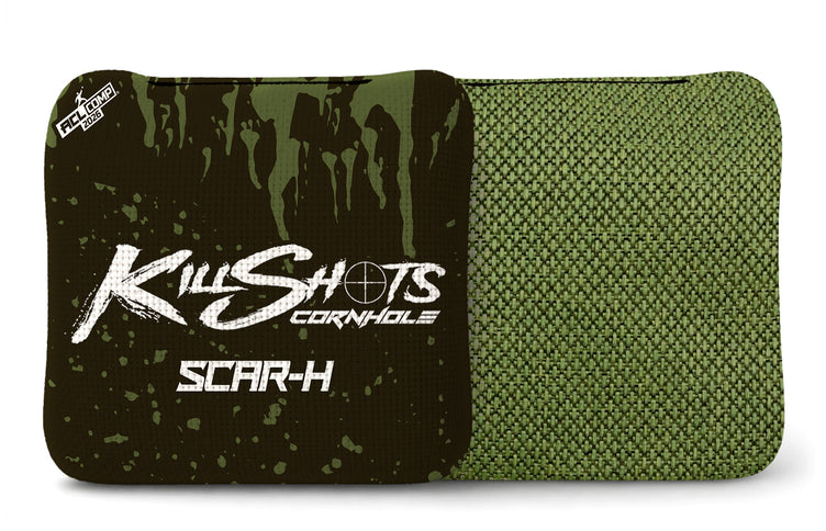 Killshots Cornhole | Scar-H Series | 2026 ACL COMP | Cornhole Bags | Stock Designs