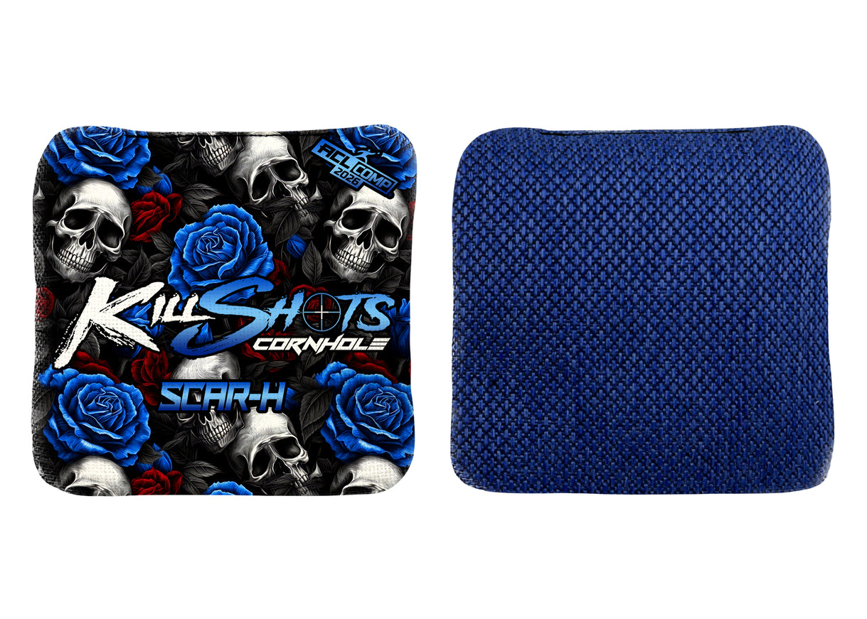 Killshots Cornhole | Scar-H Series | 2026 ACL COMP | Cornhole Bags | Limited Edition Designs
