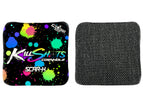 Splatter Multi-Color Black