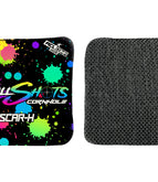 Splatter Multi-Color Black