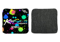 Splatter Multi-Color Black