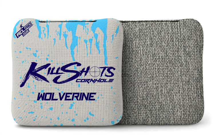 Killshots Cornhole | Wolverine Series | 2026 ACL PRO | Cornhole Bags | Stock Designs