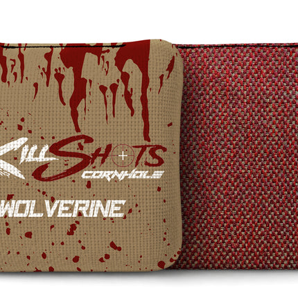 Killshots Cornhole | Wolverine Series | 2026 ACL PRO | Cornhole Bags | Stock Designs