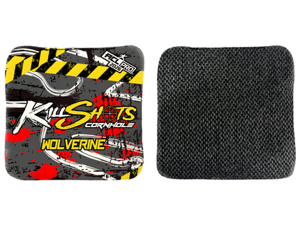 Killshots Cornhole | Wolverine Series | 2026 ACL PRO | Cornhole Bags | Limited Edition Designs