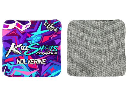 Killshots Cornhole | Wolverine Series | 2026 ACL PRO | Cornhole Bags | Limited Edition Designs