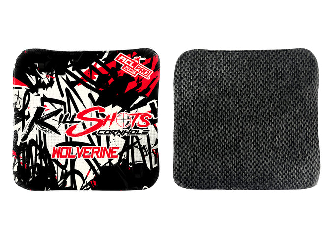 Killshots Cornhole | Wolverine Series | 2026 ACL PRO | Cornhole Bags | Limited Edition Designs