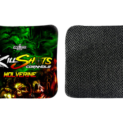 Killshots Cornhole | Wolverine Series | 2026 ACL PRO | Cornhole Bags | Limited Edition Designs