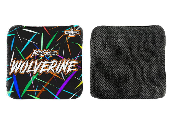 Killshots Cornhole | Wolverine Series | 2026 ACL PRO | Cornhole Bags | Limited Edition Designs