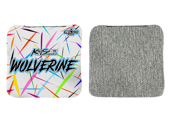 Killshots Cornhole | Wolverine Series | 2026 ACL PRO | Cornhole Bags | Limited Edition Designs