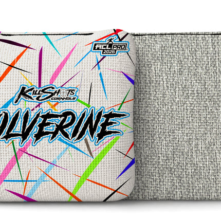 Killshots Cornhole | Wolverine Series | 2026 ACL PRO | Cornhole Bags | Limited Edition Designs