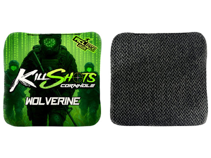 Killshots Cornhole | Wolverine Series | 2026 ACL PRO | Cornhole Bags | Limited Edition Designs