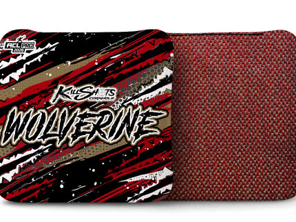 Killshots Cornhole | Wolverine Series | 2026 ACL PRO | Cornhole Bags | Limited Edition Designs