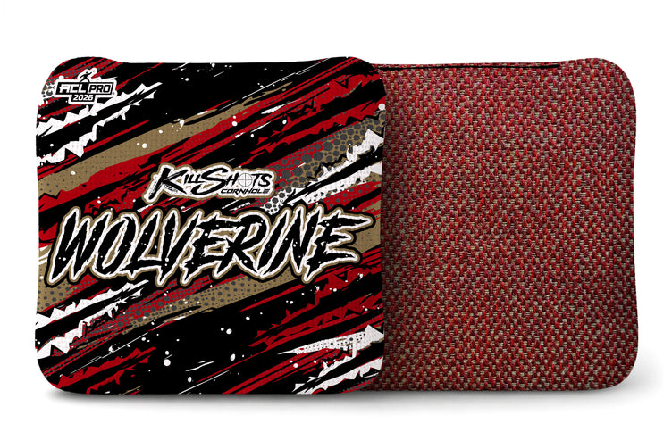 Killshots Cornhole | Wolverine Series | 2026 ACL PRO | Cornhole Bags | Limited Edition Designs
