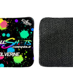 Splatter Multi-Color Black