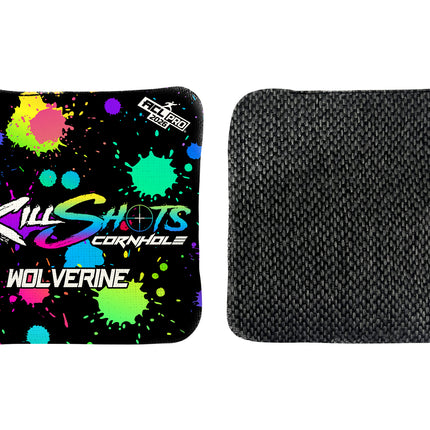 Killshots Cornhole | Wolverine Series | 2026 ACL PRO | Cornhole Bags | Stock Designs