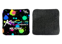 Splatter Multi-Color Black