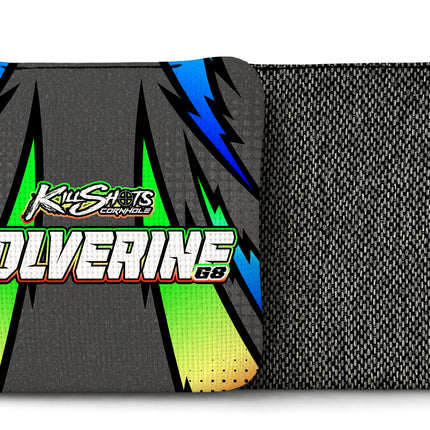 Killshots Cornhole | Wolverine-G8 Series | Tournament Cornhole Bags | Limited Edition Designs