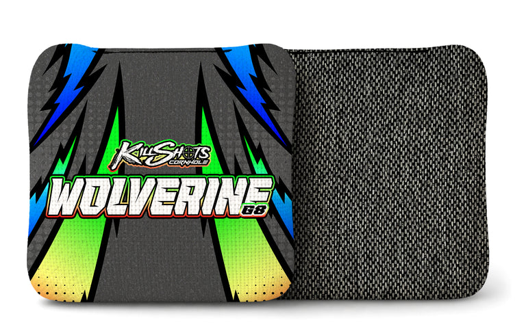 Killshots Cornhole | Wolverine-G8 Series | Tournament Cornhole Bags | Limited Edition Designs