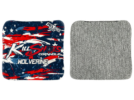Killshots Cornhole | Wolverine Series | 2026 ACL PRO | Cornhole Bags | Limited Edition Designs