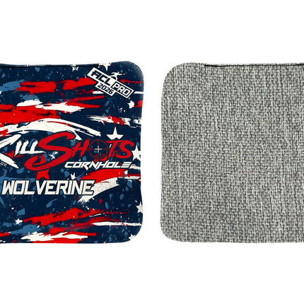 Killshots Cornhole | Wolverine Series | 2026 ACL PRO | Cornhole Bags | Limited Edition Designs