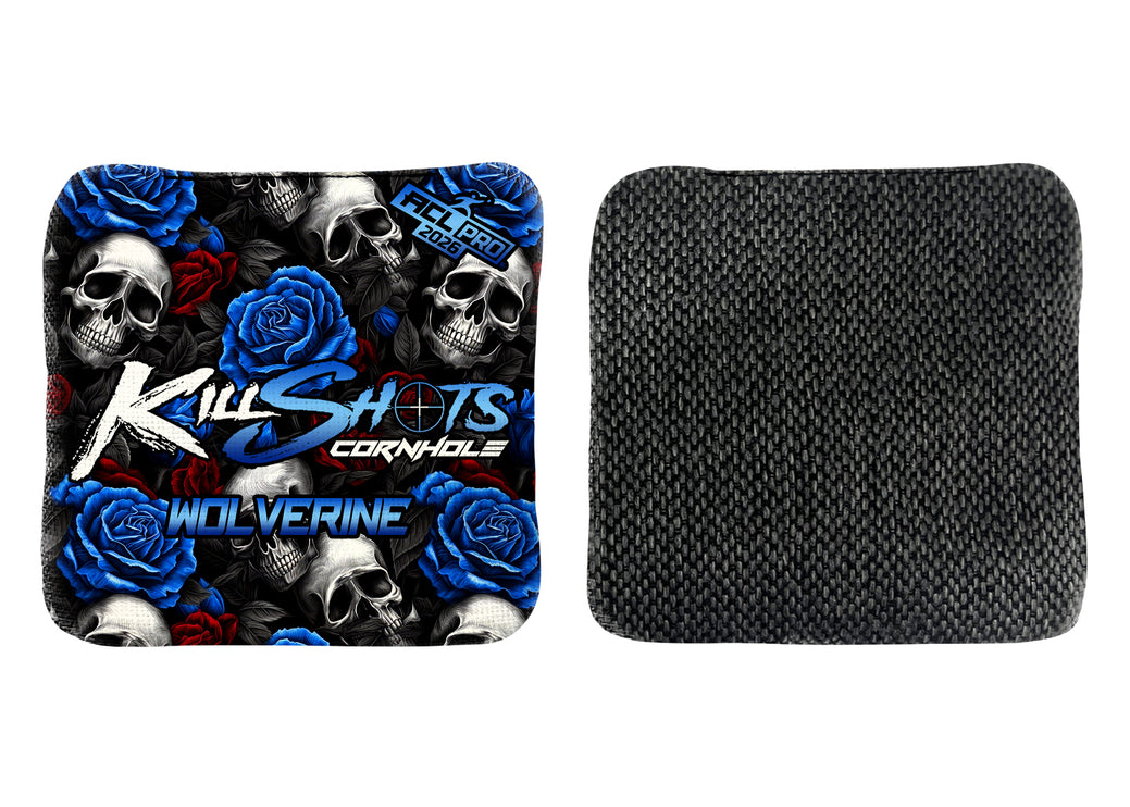 Killshots Cornhole | Wolverine Series | 2026 ACL PRO | Cornhole Bags | Limited Edition | Doorbuster Deal