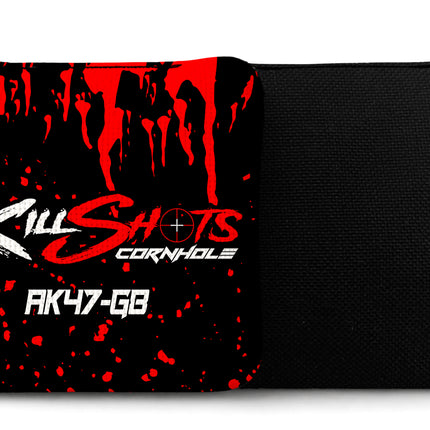 Red Blood Drip AK47 front and back flat view