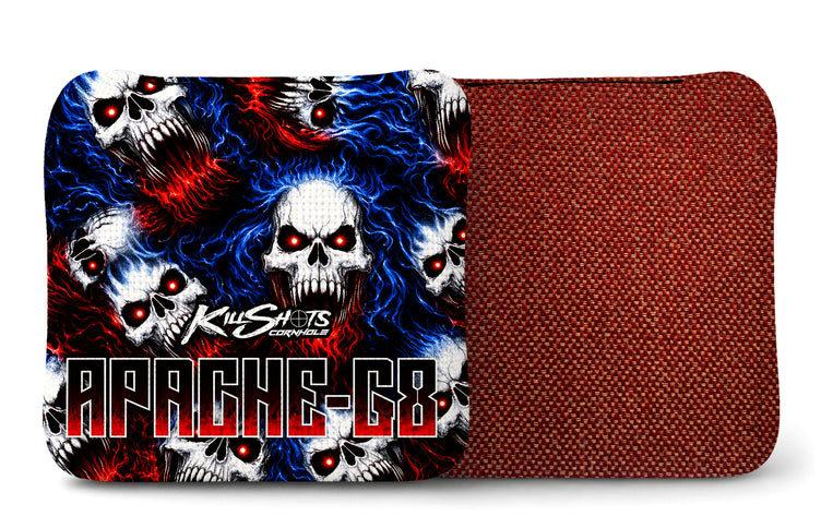 Killshots Cornhole | Apache-G8 Series | Tournament Cornhole Bags | Limited Edition Designs