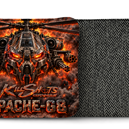 Apache Molten Fury front-and-back flat mockup
