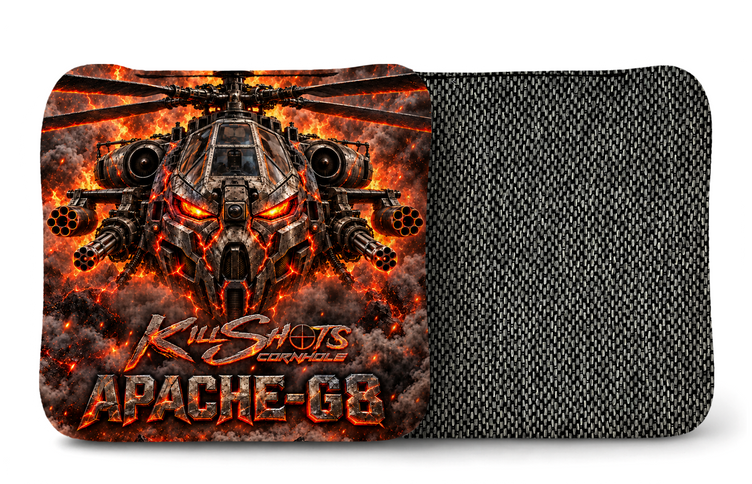Apache Molten Fury front-and-back flat mockup