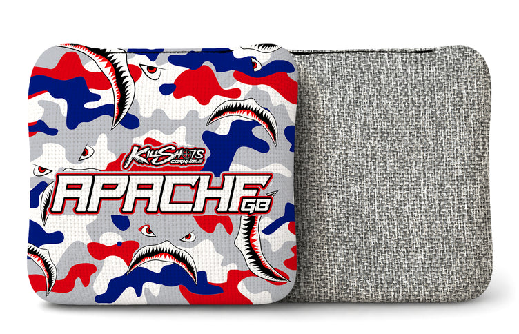 Killshots Cornhole | Apache-G8 Series | Tournament Cornhole Bags | Limited Edition Designs