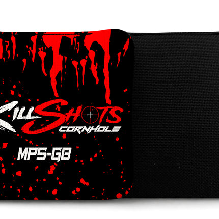 Red Blood Drip MP5 front and back flat view