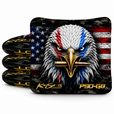 Killshots Cornhole | P90-G8 Series | Tournament Cornhole Bags | Limited Edition Designs