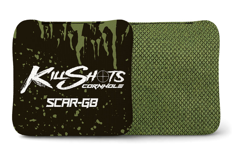 Killshots Cornhole | Scar-G8 Series | Tournament Cornhole Bags | Limited Edition Designs