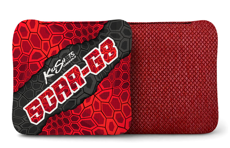 Killshots Cornhole | Scar-G8 Series | Tournament Cornhole Bags | Limited Edition Designs