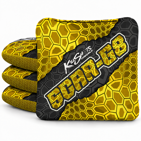 KSG8-SCAR-HXYW SCAR-G8 cornhole bags — four-bag hero