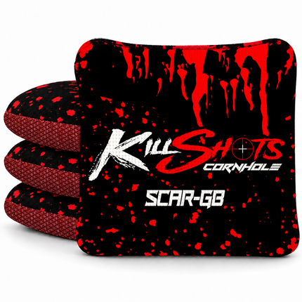 KSG8-SCAR-RDBD SCAR-G8 cornhole bags — four-bag hero